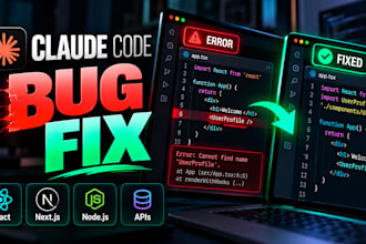 fix bugs and errors in your claude code project