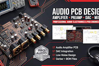 design audio pcb amplifier preamp dac mixer and audio electronics