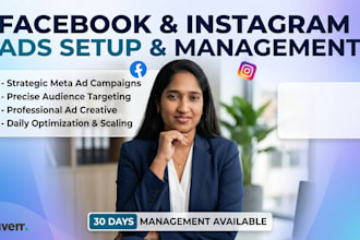 do facebook and instagram meta ads campaign set up and management