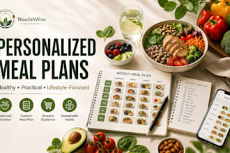 create a personalized healthy meal plan and nutrition guide