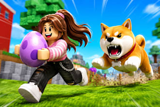 be your roblox developer for steal an egg, scripting, building and full game