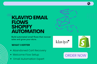set up klaviyo shopify setup email flows omnisend abandoned cart recovery expert