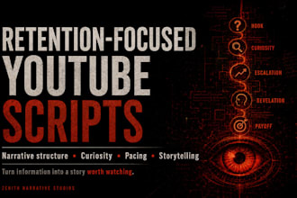 write a high retention youtube script