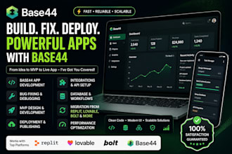 base44 expert base44 bugfixing, deploy base44, base44 app developer, game base44