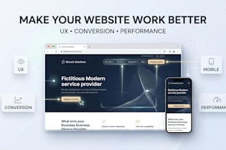 optimize your website for better conversions, UX and performance