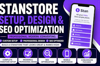 build, design and optimize your stan store for digital products