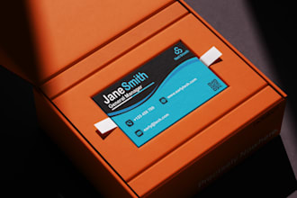 create a professional custom business card design