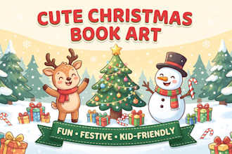 create christmas children book illustration christian storybook watercolor