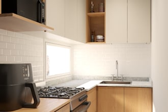 create a kitchen floor plan and layout design