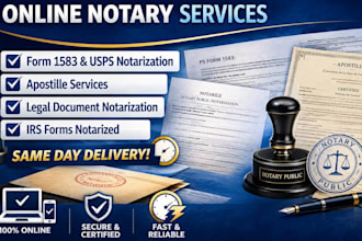 notarize your document online as US and international texas notary