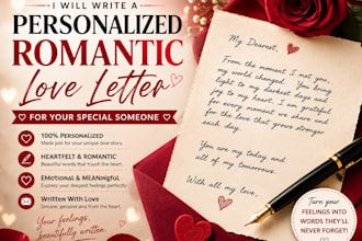 write a personalized romantic love letter for your loved one