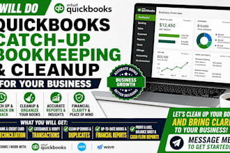 do quickbooks catch up bookkeeping and cleanup for your business