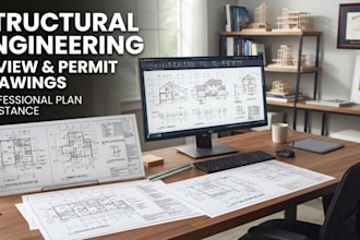 provide structural engineering review and permit drawing