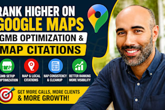 setup and optimize your gmb ranking map citation for google local seo business