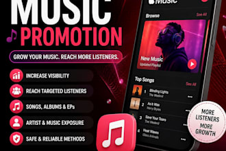promote your music on apple music and increase your listeners