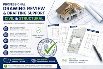 review and seal civil and structural drawings in texas, florida, and california