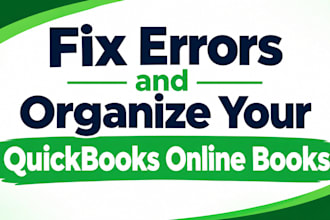 fix errors and organize your quickbooks online books