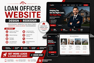 build mortgage broker wordpress website, loan officer wordpress website design