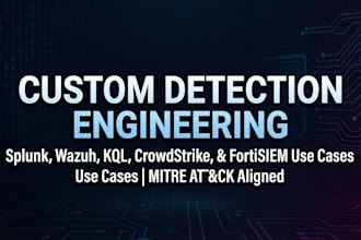 create custom detection rules and use cases in splunk, fortisiem or crowdstrike