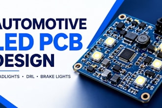 design automotive led pcb for headlights and drl