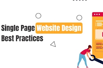 build a single page ecommerce website