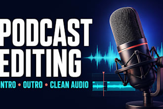 edit your podcast and add intro and outro