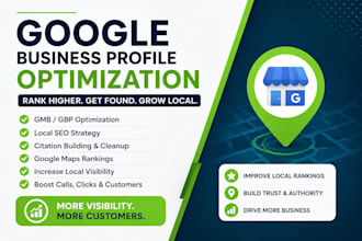 optimize google business profile, gmb, local seo, citations, maps rankings