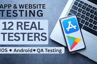 be your user tester app testing website testing QA testing 12 testers