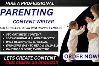 write engaging motherhood, pregnancy, parenting and lifestyle articles
