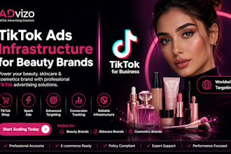 create tiktok ads account for beauty, skincare and cosmetics brands