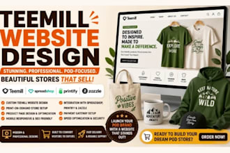setup teemill fourthwall pod store tshirt designs print on demand product upload