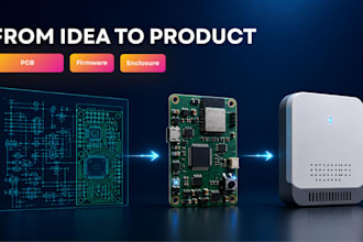 develop your electronic product from pcb and firmware to 3d enclosure