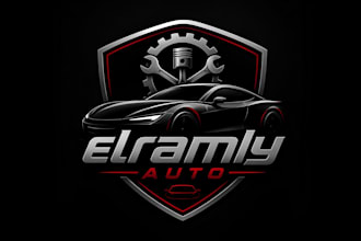 do modern automotive, car racing and auto repair logo design