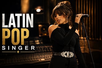 be your female spanish singer, songwriter, vocalist for pop, reggaeton, latina