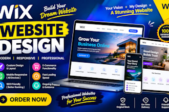 design a modern wix business website