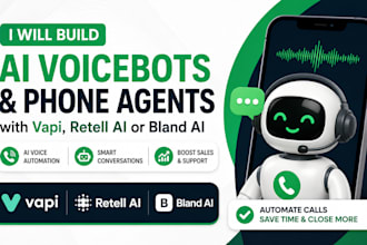 build ai voicebots and phone agents via vapi retell ai or bland ai automation