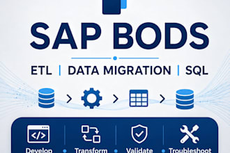 develop and troubleshoot sap bods etl jobs