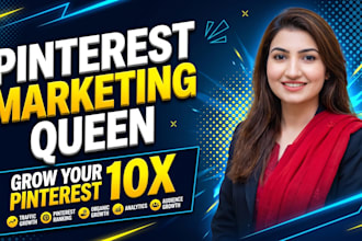 be your pinterest manager and grow traffic with  SEO