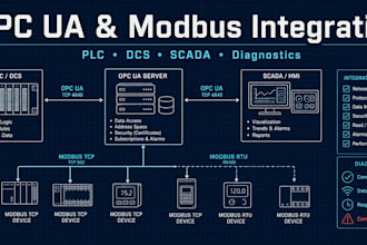 integrate and troubleshoot opc ua and modbus industrial systems
