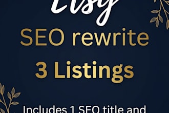 optimize etsy SEO with keyword research titles tags