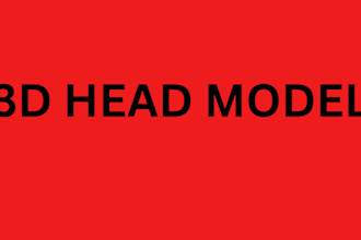create a realistic 3d head sculpt, character head and bust