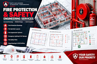 fire protection drawings fire safety plans sprinkler and suppression design