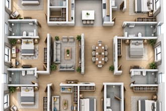convert your 2d floor plan into a 3d floor plan