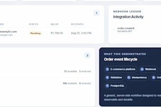 troubleshoot and fix API, webhook and backend integration issues