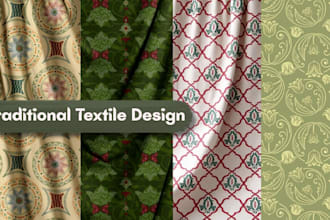 design traditional and ethnic textile prints