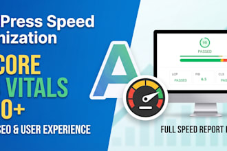 speed up wordpress website and fix core web vitals to 90