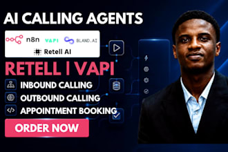 build ai calling agent inbound outbound calls, appointment booking, retell vapi