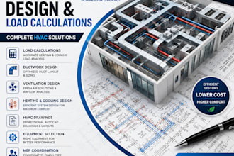 hvac design, load calculations, ductwork and ventilation solutions