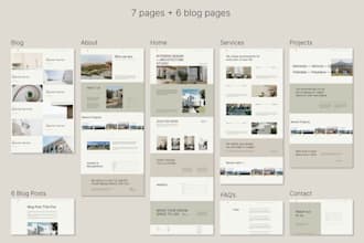design and redesign showit website
