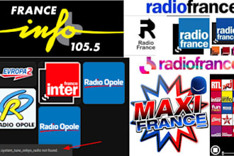 promote your song or ads organically on japan and germany, france radio station